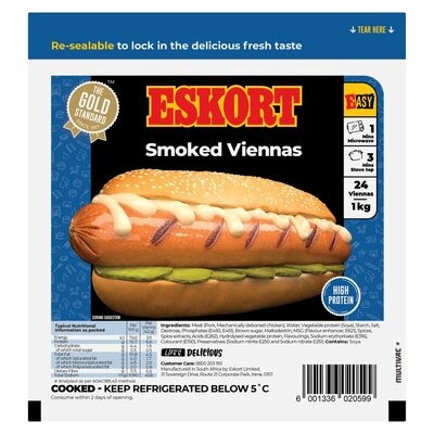 Eskort Smoked Viennas